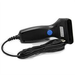 LECTOR DE CODIGO DE BARRAS EC LINE EC-CD-8100, NEGRO, CCD, USB, 1D, 100 LECTURAS POR SEGUNDO, UNIDIRECCIONAL, ALCANCE 50 MM