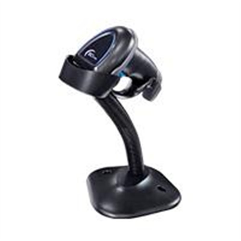 LECTOR DE CODIGO DE BARRAS EC LINE EC-CD-8380, NEGRO, CCD OPTICO, USB, 1D, 200 LECTURAS POR SEGUNDO, LARGO ALCANCE, INCLUYE BASE