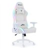SILLA OCELOT GAMING ORGB-WHITE THUNDRA / VINIPIEL / RGB / BASE METALICA AJUSTABLE / DESCANSABRAZOS 4D / PISTON CLASE 4 / RECLINA
