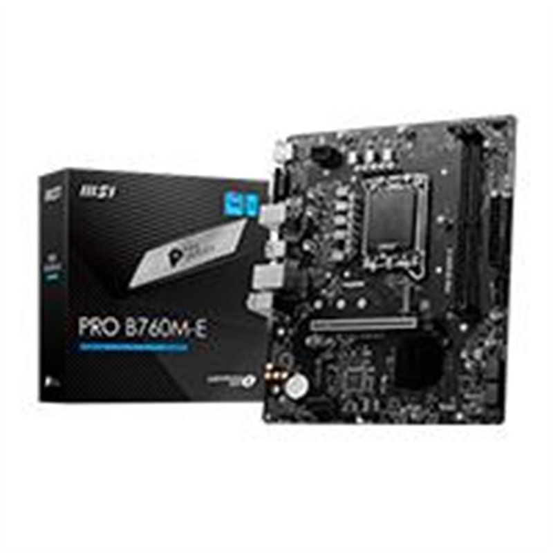 MB MSI B760 INTEL S-1700 14A/13A/12A GEN/2X DDR5 4800/1XDP/HDMI/M.2/4X USB3.2/USB-C/ATX/GAMA MEDIA/RGB