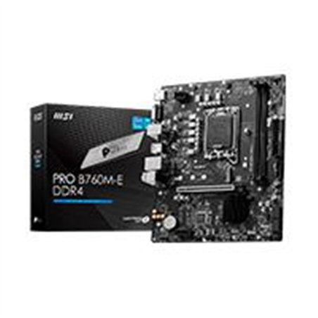MB MSI B760 INTEL S-1700 14A/13A/12A GEN/2X DDR4 4800/HDMI/M.2/4X USB3.2/MATX/GAMA MEDIA