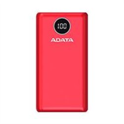 BATERIA DE RESPALDO ADATA POWER BANK P20000QCD 20000MAH/2 USB A/ 1 USB C/INDICADOR DE CARGA DIGITAL COLOR ROJO(AP20000QCD-DGT-CR