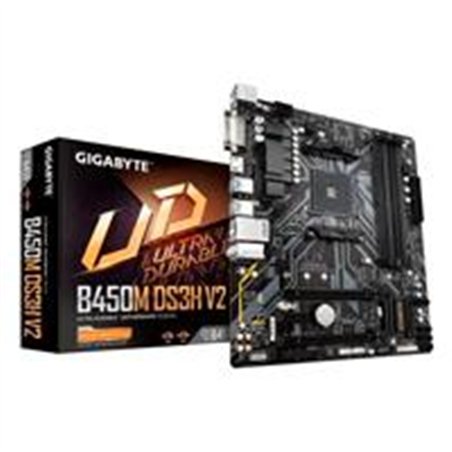 MB GIGABYTE B450 AMD S-AM4 2A GEN/4XDDR4 2933MHZ/DVI/HDMI/4XUSB3.1/M.2/ MICRO ATX/GAMA MEDIA