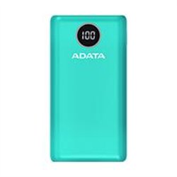 BATERIA DE RESPALDO ADATA POWER BANK P20000QCD 20000MAH/2 USB A/ 1 USB C/INDICADOR DE CARGA DIGITAL COLOR VERDE (AP20000QCD-DGT-