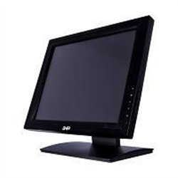 MONITOR TOUCHSCREEN PARA PUNTO DE VENTA GHIA GMPOS115B / RESISTIVO / 15 PULGADAS / 1024 X 768 / VGA, USB / DE USO RUDO / NEGRO