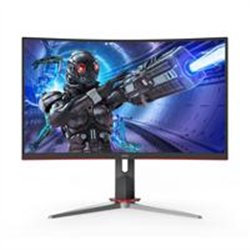 MONITOR GAMER CURVO AOC 27 PANEL VA / 165 HZ / TIEMPO DE RESPUESTA 1 MS / AMD FREE SYNC / COLOR NEGRO Y ROJO / 2 HDMI / VGA / DI