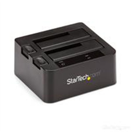 DOCKING STATION DE 2 BAHIAS - SARTECH.COM - USB 3.1 A SATA - USB 3.1 (10 GBPS) - SATA I/II/III DE 2.5/3.5 - BASE DE ACOPLAMIENTO