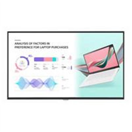 MONITOR DE SEÑALIZACION DIGITAL LG DE 86 USO 24/7 BRILLO 500 NITS BISEL 14.9 B PROFUNDIDAD 57.9 MM INTERFAZ HDMI 3 / DP / DVI-D 