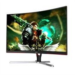 MONITOR AOC GAMER CURVO 31.5 PANEL VA / 165 HZ / T. DE R. 1 MS / AMD FREE SYNC / COLOR NEGRO Y ROJO / 2 HDMI / VGA / DISPLAYPORT