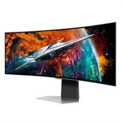 MONITOR LED SAMSUNG 49 PULGADAS, WIDESCREEN, 5120 X1440, ODYSSEY OLED G9 G95SC, COLOR SILVER, 1 HDMI, 1 D. PORT, USB HUB, WIFI, 