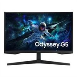 MONITOR LED SAMSUNG 27 PULGADAS / WIDESCREEN / ODYSSEY / CG552 / QHD, 2.560 X 1.440 / GAMER / CURVO /  NEGRO / 165 HZ / 1 MS / P