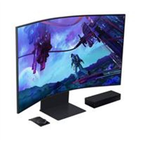 MONITOR LED SAMSUNG 55 PULGADAS, WIDESCREEN, GAMER, ODYSSEY ARK,UHD 3,840 X 2,160, 4K, NEGRO, PIVOT, 3 HDMI, 1 D. PORT, 1 LAN, 2
