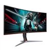 MONITOR AOC GAMER CURVO 23.6 / NEGRO - ROJO / PANEL VA / HDMI VGA DISPLAYPORT / ASPECTO 16:9 / TR 1 MS / AMD FREE SYNC / 165 HZ 