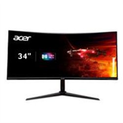 MONITOR ACER GAMER CURVO NITRO XZ342CU V3, 34 PULGADAS, UHD, 3440 X 1440, 180HZ, VA, 1 MS, FREESYNC, BOCINAS, HDMI, DISPLAYPORT,