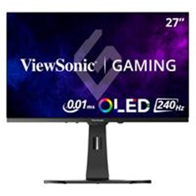 MONITOR OLED VIEWSONIC GAMING XG272-2K-OLED/ 27 PULGADAS/ QHD 2560X1440/ HDMI 2.1 / USB-C / DISPLAY PORT / 240 HZ / RESPONSE TIM