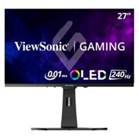 MONITOR OLED VIEWSONIC GAMING XG272-2K-OLED/ 27 PULGADAS/ QHD 2560X1440/ HDMI 2.1 / USB-C / DISPLAY PORT / 240 HZ / RESPONSE TIM