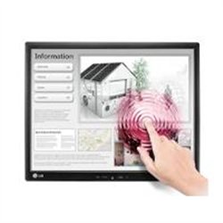 MONITOR LG 17BR30T-B TOUCH SCREEN LED 17, HD 1280X1024, PANEL IPS, CONTRASTE 1000:1, TR 5MS, 75 HZ, ANTIREFLEJANTE, VGA, COLOR N