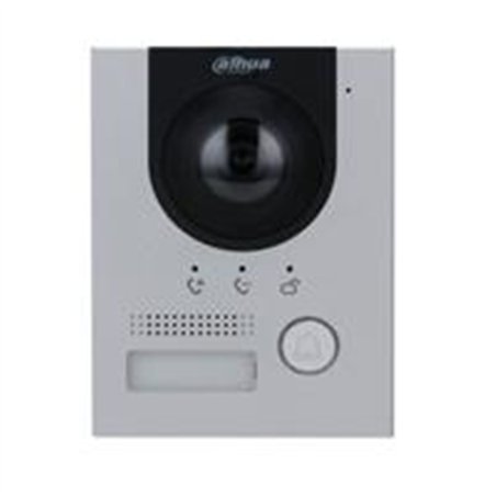 FRENTE DE CALLE IP/DAHUA/VTO2202FP-S2 -PARA VIDEOPORTERO IP/METÁLICO/CAMARA DE 2 MP CON 160° DE APERTURA/IK07/EXTERIOR IP65/VISI
