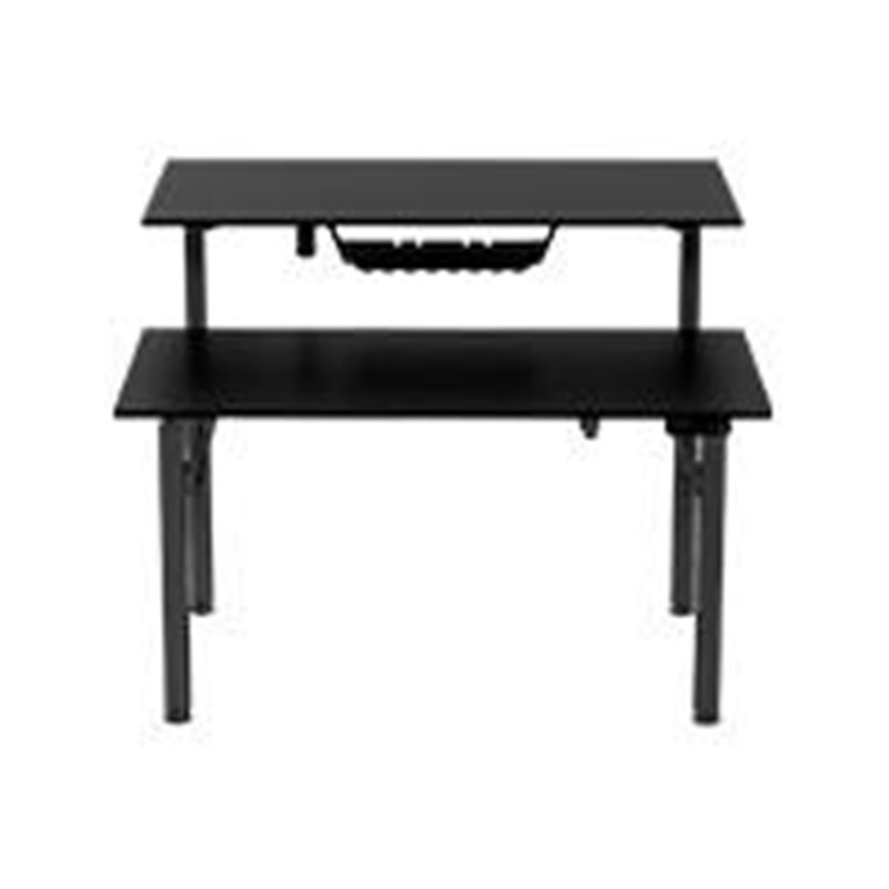 ESCRITORIO ACTECK ERGO DESK V2 ED727/ ERGONOMICO DOBLE / CONTROL INTELIGENTE / ALTURA AJUSTABLE / HASTA 80 KG ESTATICO / NEGRO /