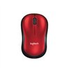 MOUSE LOGITECH M185 ROJO OPTICO INALAMBRICO MINI RECEPTOR USB PC/MAC/CHROME