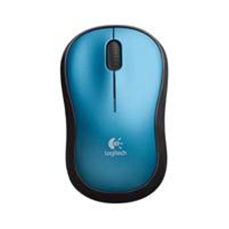 MOUSE LOGITECH M185 BLUE OPTICO INALAMBRICO MINI RECEPTOR USB PC/MAC/CHROME