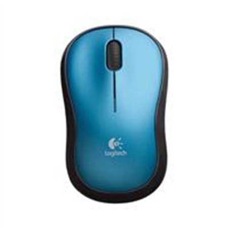 MOUSE LOGITECH M185 BLUE OPTICO INALAMBRICO MINI RECEPTOR USB PC/MAC/CHROME
