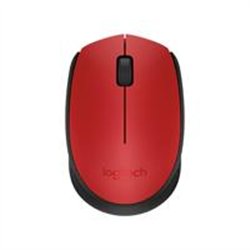 MOUSE LOGITECH M170 RED-K OPTICO INALAMBRICO MINI RECEPTOR USB PC/MAC/CHROME.