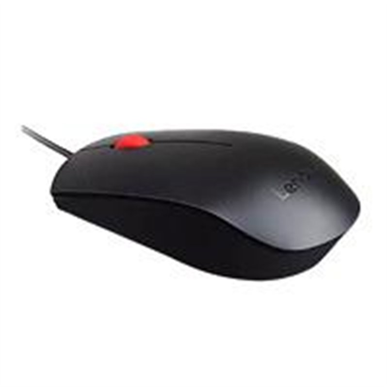 MOUSE USB LENOVO ESSENTIAL ALAMBRICO CONEXION POR CABLE
