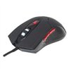 MOUSE OPTICO GAMING,MANHATTAN,176071, USB 6 BOTONES NEGRO C/LUZ