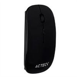 MOUSE ACTECK OPTIMIZE MI240 / INALAMBRICO / RECEPTOR USB / OPTICO / 1600 DPI AJUSTABLE / NEGRO / AC-928885