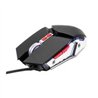 MOUSE,MANHATTAN,179348, OPTICO GAMING 7 BOTONES, NEGRO/PLATA 3200 DPI