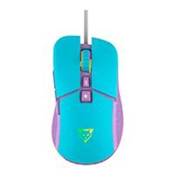 MOUSE OPTICO OCELOT GAMING OCM CANDY BLUE / RGB / 7200 DPI AJUSTABLES / 7 BOTONES / USB / AZUL CON MORADO
