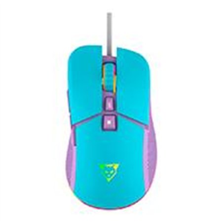 MOUSE OPTICO OCELOT GAMING OCM CANDY BLUE / RGB / 7200 DPI AJUSTABLES / 7 BOTONES / USB / AZUL CON MORADO