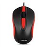 MOUSE OPTICO QUARONI ALAMBRICO COLOR ROJO 1200 DPI