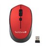 MOUSE TECHZONE TZ19MOU01-INAR OPTICO NANO USB BOTONES ROJO
