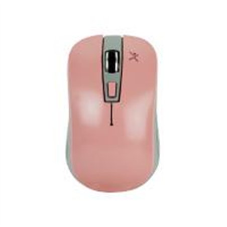 MOUSE INALAMBRICO OPTICO 800 A 1600 DPI SIMETRICO DONGLE USB PERFECT CHOICE ESSENTIAL - ROSA