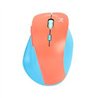 MOUSE INALAMBRICO 1600 DPI ERGONOMICO SILENCIOSO CONECTOR USB PERFECT CHOICE THUMB - AZUL/MAMEY