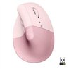 MOUSE LOGITECH LIFT VERTICAL ERGO OPTICO INALAMBRICO BT LOGI BOLT EASY-SWITCH ROSA