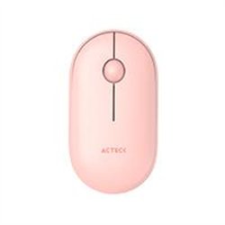 MOUSE ACTECK OPTIMIZE EDGE MI460 / INALAMBRICO / RECEPTOR USB / LASER / CLICK SILENCIOSO / 1500 DPI / ROSA / AC-934107