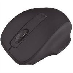 MOUSE OPTICO QUARONI INALAMBRICO 4 BOTONES COLOR NEGRO CON AJUSTE DE DPI 1600/1200/800