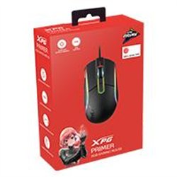 MOUSE XPG PRIMER SWITCH OMRON OPTICO PMW 3360 12000 DPI 50G 250 IPS ALAMBRICO USB TIPO A GAMER RGB COLOR NEGRO (PRIMER-BKCWW)