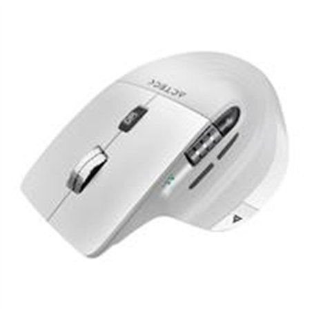 MOUSE ACTECK VIRTUOS PRO MI780 / VERTICAL / INALAMBRICO / DUAL BLUETOOTH + USB / RECARGABLE / SCROLL HORIZONTAL / OPTICO / 8 BOT