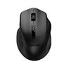 MOUSE INALMBRICO ERGONMICO CON TEXTURA QUARONI 5 SCROLL/RECEPTOR 2.4 GHZ/800 - 2400 DPI/PTICO/4 NIVELES/NEGRO