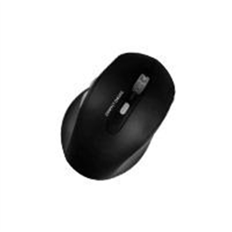 MOUSE INALAMBRICO 1600 DPI OPTICO RECARGABLE ERGONOMICO SILENCIOSO PERFECT CHOICE CLIX - NEGRO