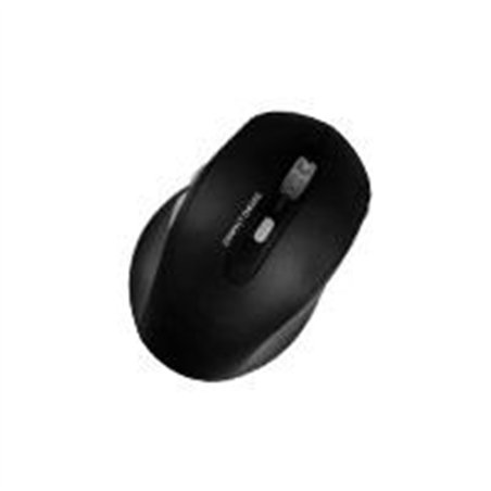MOUSE INALAMBRICO 1600 DPI OPTICO RECARGABLE ERGONOMICO SILENCIOSO PERFECT CHOICE CLIX - NEGRO