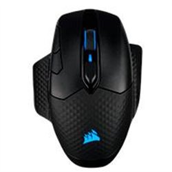 MOUSE CORSAIR DARK CORE RGB PRO / GAMING / INALAMBRICO / RGB / LED / OPTICO / COLOR NEGRO / 18,000 DPI / COLOR NEGRO / GAMING / 
