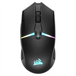 MOUSE CORSAIR NIGHTSABRE / GAMING / INALAMBRICO / RGB / LED / OPTICO / COLOR NEGRO / 26,000 DPI / COLOR NEGRO / GAMING / (CH-931