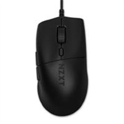 MOUSE GAMER NZXT LIFT 2 ERGO/NEGRO/ALAMBRICO/SENSOR PIXART PMW3395 / ERGONÓMICO / 100 MILLONES DE CLICKS / 26,000 DPI /GAMER