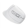 MOUSE VERTICAL INALAMBRICO 800 A 1200 DPI SILENCIOSO CONECTOR USB ERGONOMICO PERFECT CHOICE SNOUSE - BLANCO
