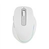 MOUSE INALAMBRICO 1000 A 1600 DPI RECARGABLE CONECTOR USB CLIC SILENCIOSO LUZ RGB ERGONOMICO PERFECT CHOICE LUMIER PRO - BLANCO